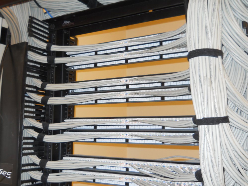 Permalink Cabling Photographs of Our Structured Cabling Work - ATS